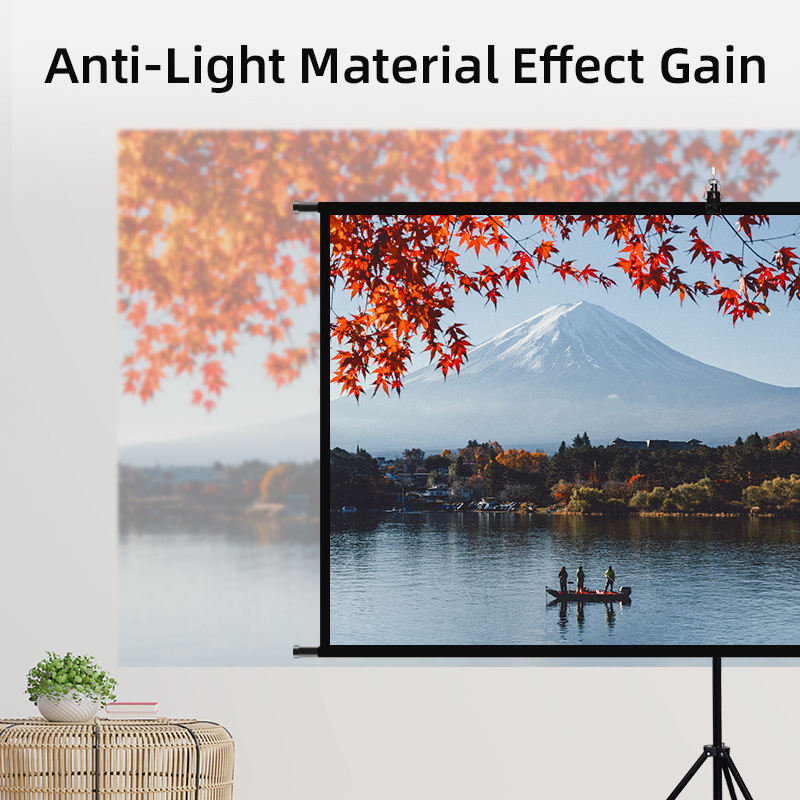 Tela de projetor veudadz com s - Projector Screen 100 Inch avaliação e preço