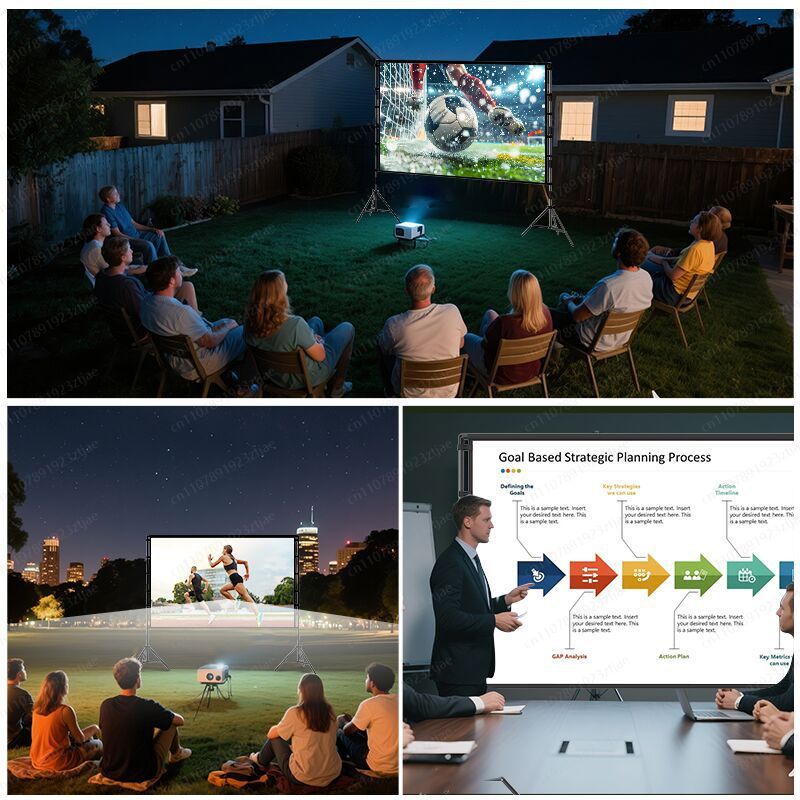 Suporte para Tela de Projetor  - Projector Screen 100 Inch avaliação e preço