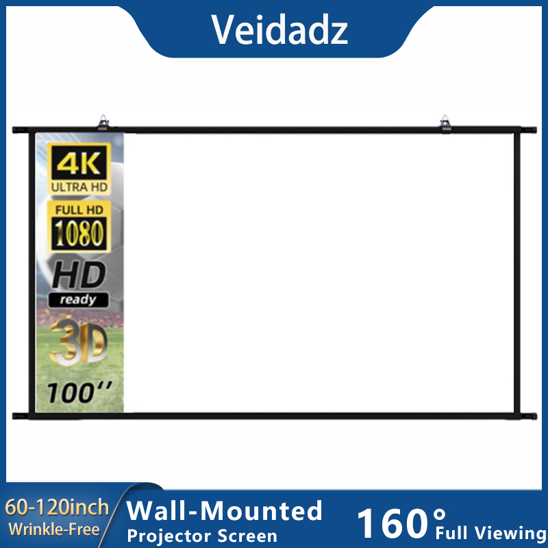 Tela de Projetor VEIDADZ Monta - Projector Screen 100 Inch avaliação e preço