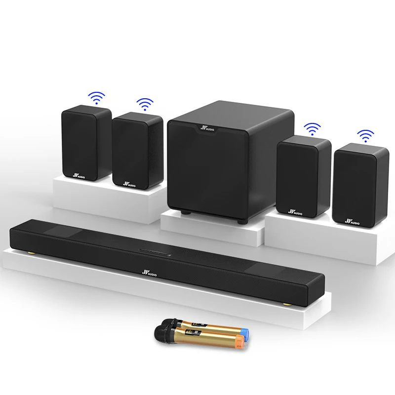Sistema de Home Theater 7.1 co - Home Theater Speaker avaliação e preço