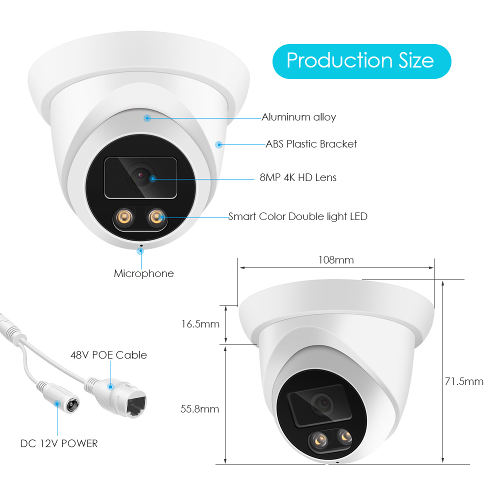 Nova câmera ip 4k 8mp áudio ao - Home Cinema Sony avaliação e preço