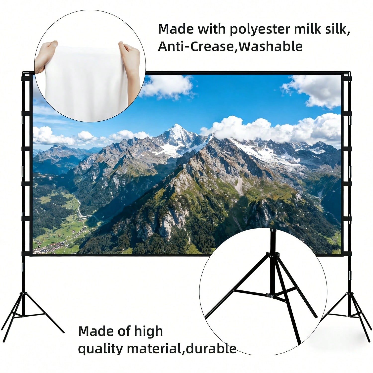 Tela de Projeção XBJ 100 Poleg - Projector Screen 100 Inch avaliação e preço