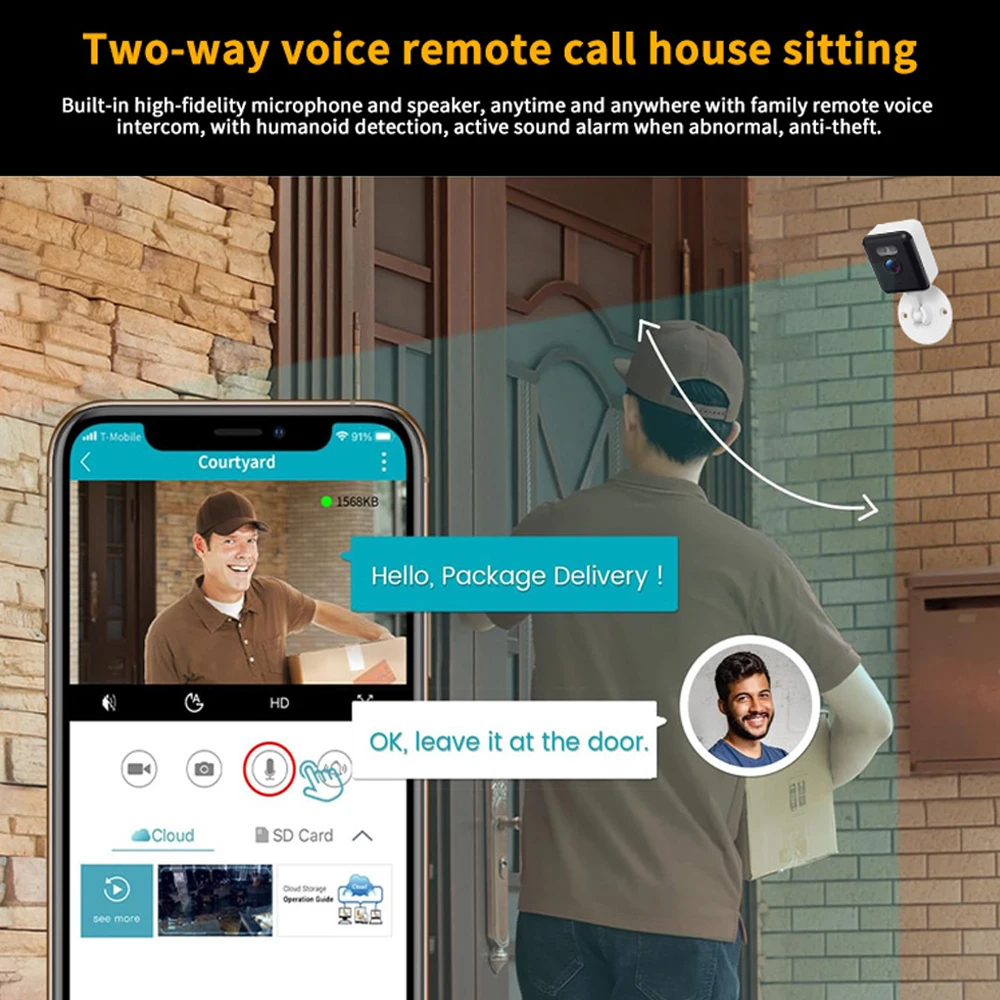 Câmera IP WiFi Tuya Smart Mini - Home Cinema Sony avaliação e preço