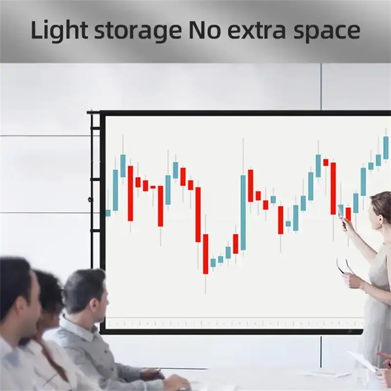 Tela de projeção com tripé, 10 - Projector Screen 100 Inch avaliação e preço