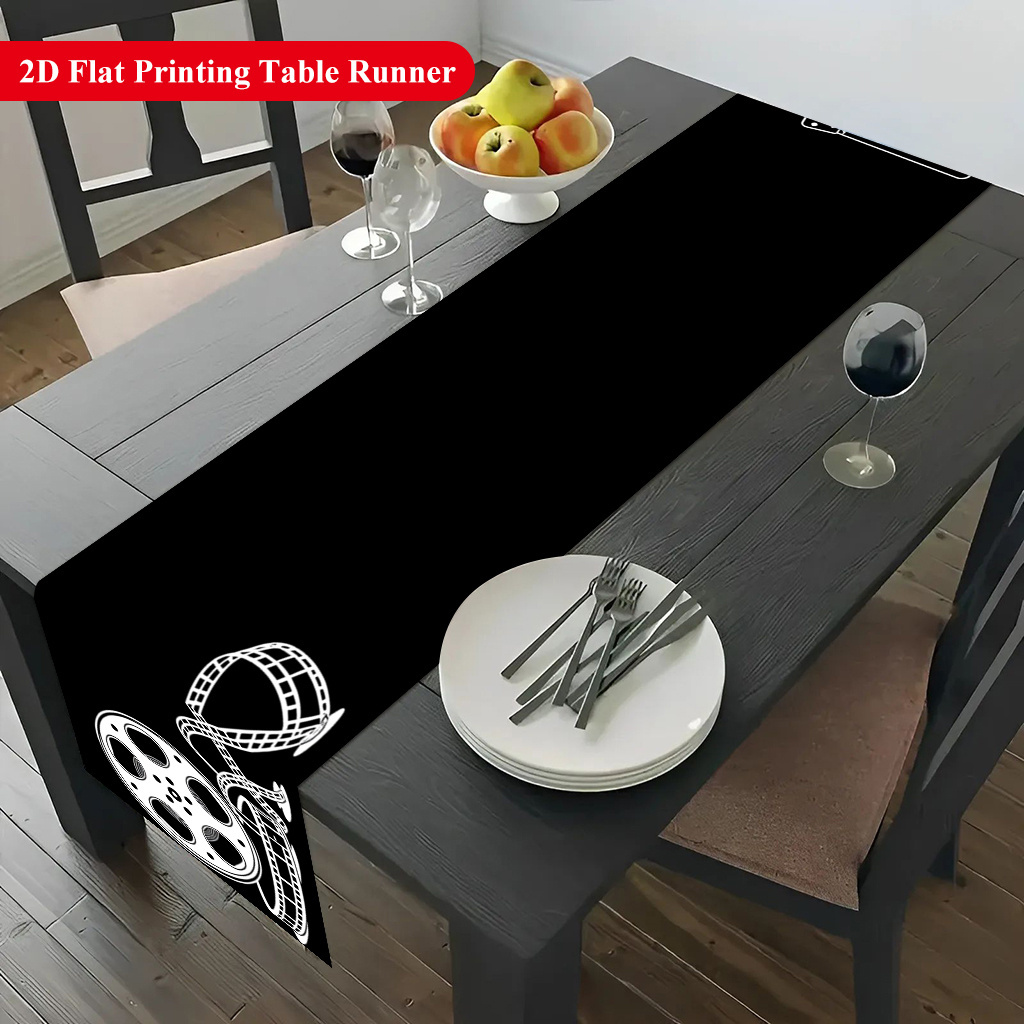 Caminho de Mesa com Estampa de - Home Cinema Restaurant avaliação e preço