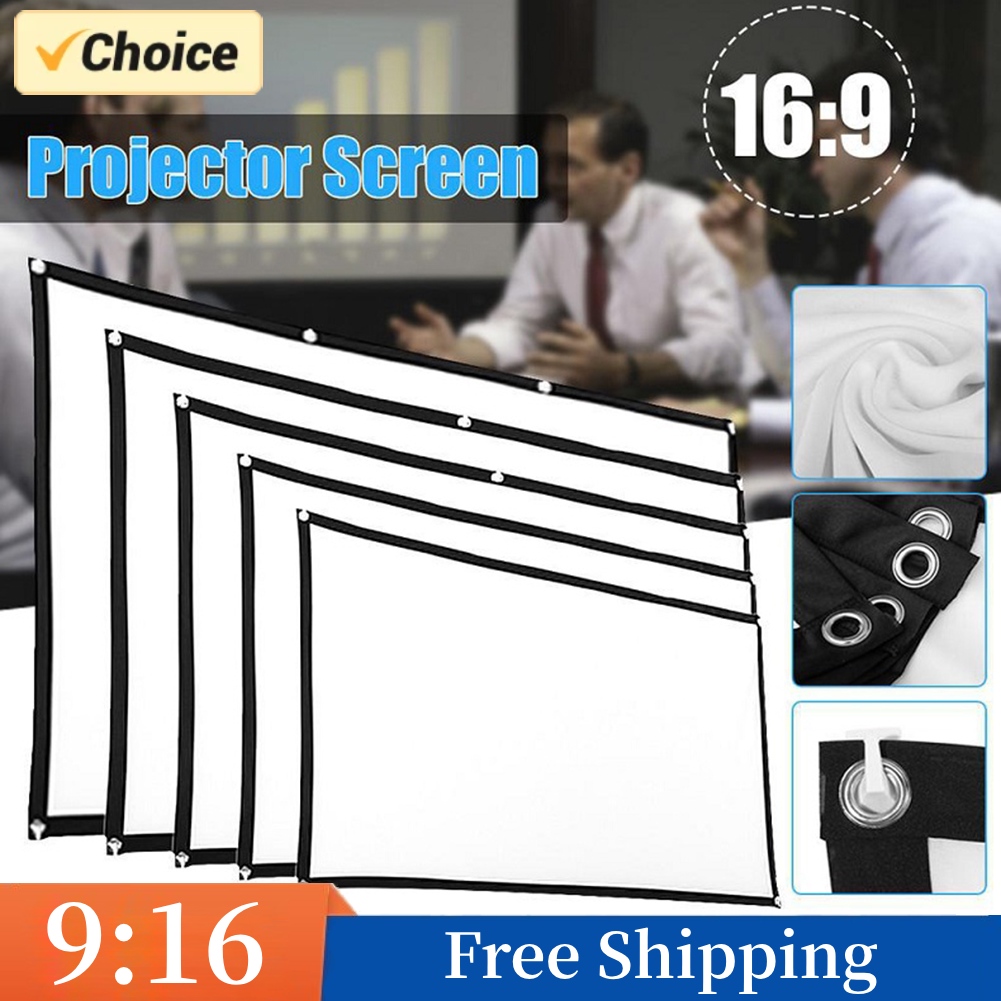 Tela de projetor portátil para - Projector Screen 100 Inch avaliação e preço