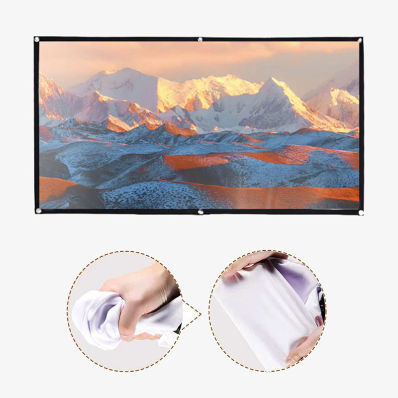 Tela de projeção portátil 60/7 - Projector Screen 100 Inch avaliação e preço