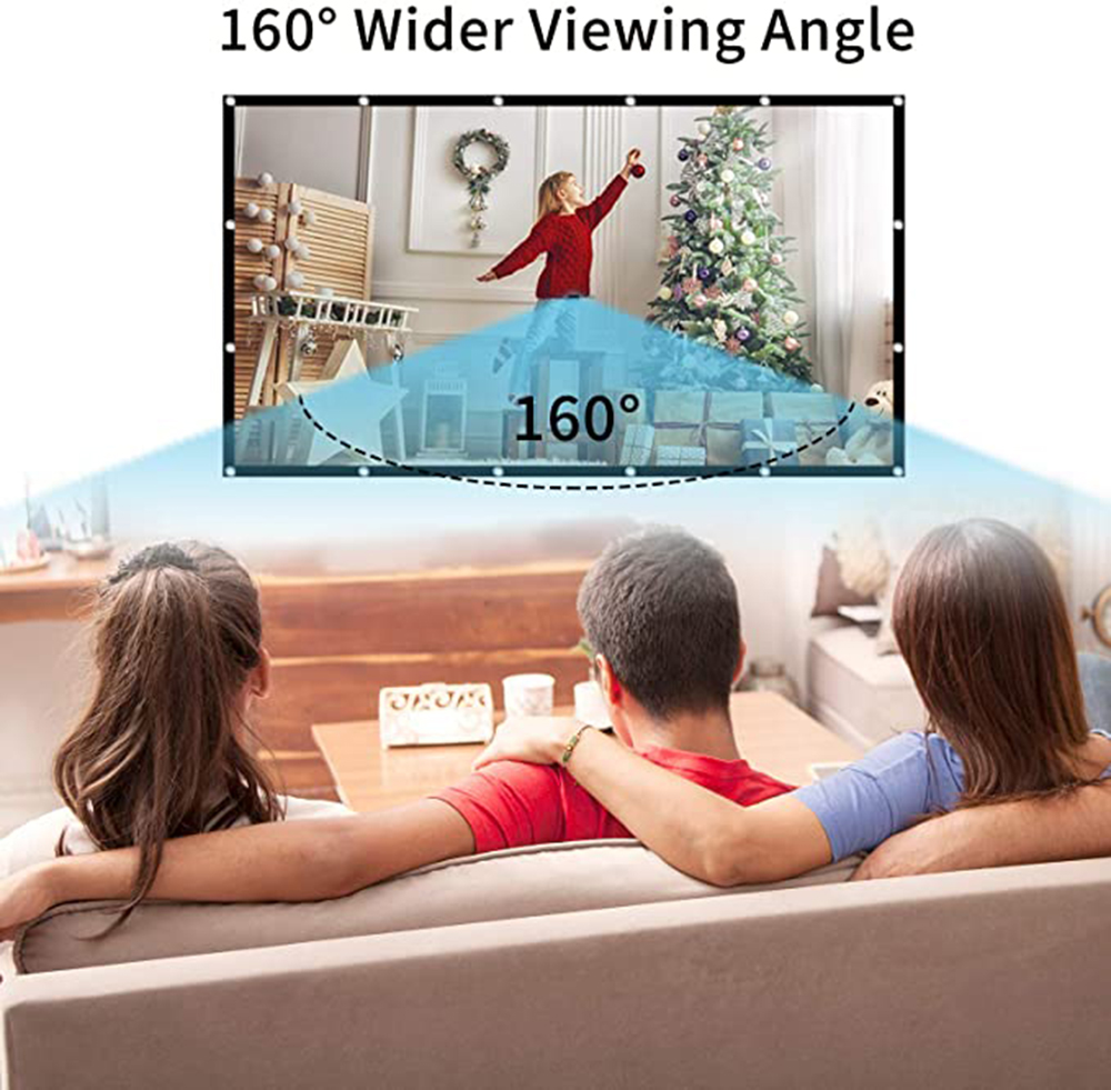 Tela de projeção dobrável simp - Projector Screen 100 Inch avaliação e preço