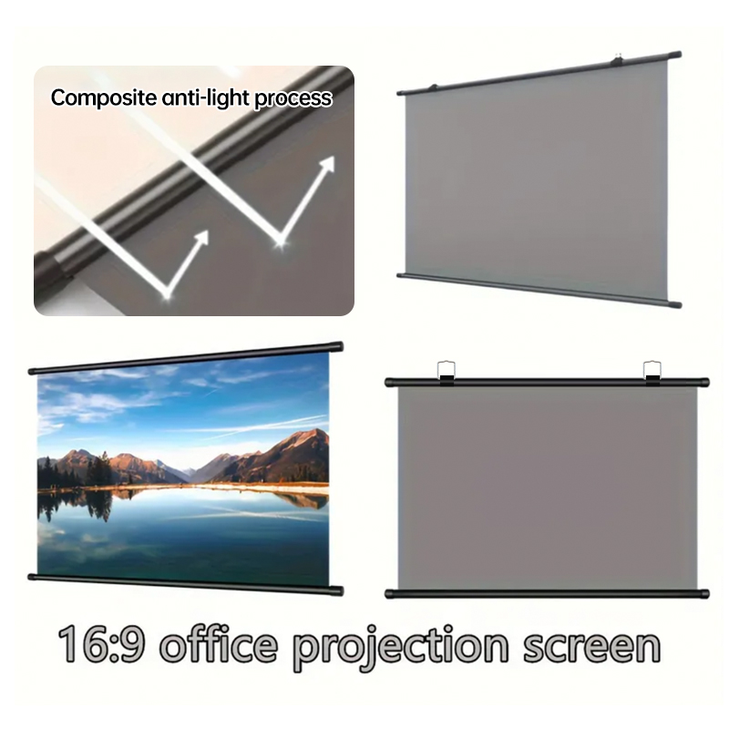 Tela de Projeção Anti-Luz de 1 - Projector Screen 100 Inch avaliação e preço